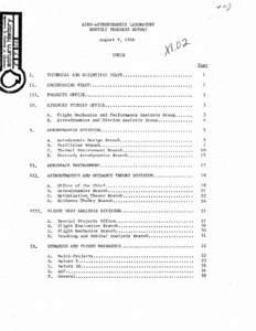 "Aero-Astrodynamics Laboratory monthly progress report : August, 1966."