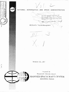 "MSC/Apollo program management"