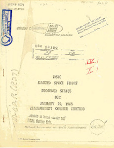 "Manned Space Flight Program status for presentation to the Management Council."