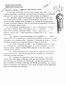 "Measuring instrumentation support."