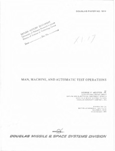 "Man, Machine, and Automatic Test Operations."
