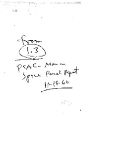 "Letter to Professor John Logsdon."