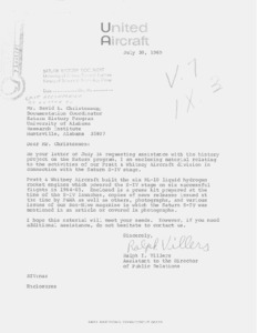 "Letter to Mr. David Christensen."