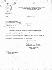 "Letter to Mr. Walter D. Sohier."