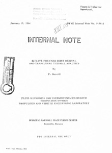 "IU/S-IVB Forward Skirt Orbital and Translunar Thermal Analyses."
