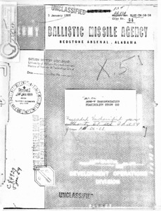 "Juno V Transportation Feasibility Study (U)."