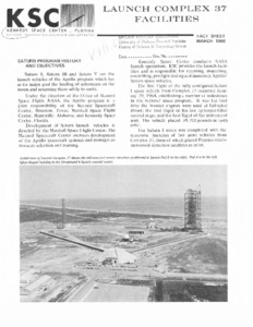 "Launch Complex 37 Facilities Fact Sheet."