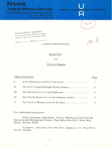 "Launch Information: Saturn S-IV and the RL10 Engine."