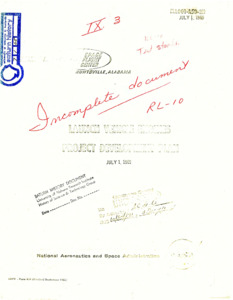 "Launch Vehicle Engines Project Development Plan."