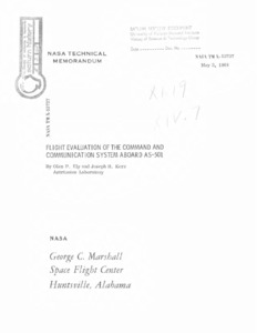 "Flight Evaluation of the Command and Communication System Aboard AS-501."