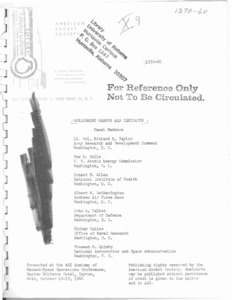 "Government Grants &amp; Contracts."