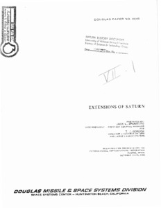 "Extensions of Saturn."