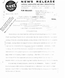 "First Hundred Seconds."