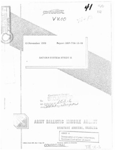 "Saturn system study II."