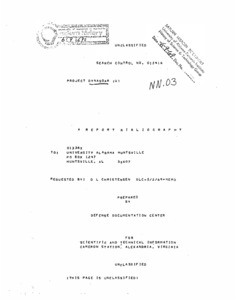 "Project Dynasoar (u): a report bibliography."