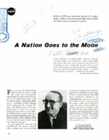 "A Nation Goes to the Moon."