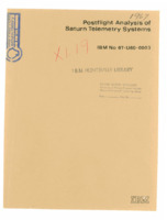 Postflight Analysis of Saturn Telemetry Systems.