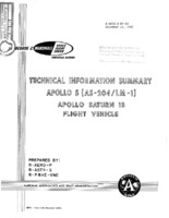 Technical information summary of the Apollo Saturn 1B flight vehicle.