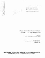 "Application of Saturn Systems to Orbit Launch Operations."