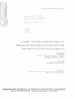"A Prime Contractor's Reliability Program for Components/Parts for the Douglas S-IVB Stage Project."