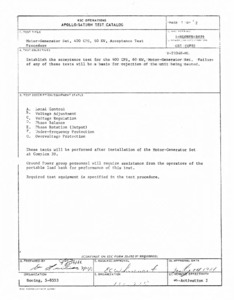 Catalog of launch vehicle tests Saturn V : Apollo/Saturn 502 : Volume 1, Section 3.