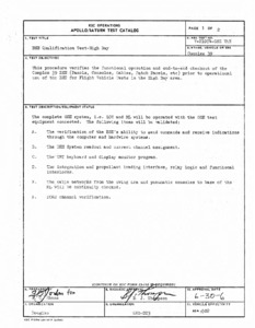 Catalog of launch vehicle tests Saturn V : Apollo/Saturn 502 : Volume 1, Section 4.