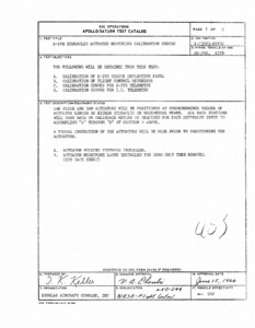 Catalog of launch vehicle tests Saturn V : Apollo/Saturn 502 : Volume 1, Section 9.