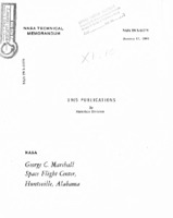 "1965 Publications," Materials Division, George C. Marshall Space Flight Center.