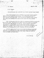 Memo from William A. Fleming to Robert Seamans concerning an "Aerojet proposal for 1,000,000 pound thrust hydrogen oxygen engine."
