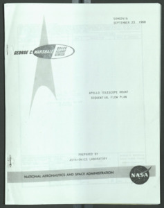 "APOLLO TELESCOPE MOUNT SEQUENTIAL FLOW PLAN."