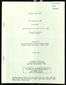 "Satellite Drag Study."