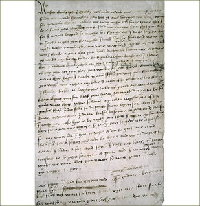 Katherine Howard's letter to Thomas Culpeper