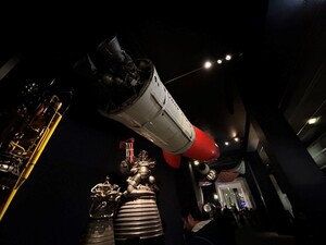 Pictured here is the second stage of the unflown R4 rocket of the Black Arrow series. It's powered by an two-chambered Gamma-304 (generally known in writing as the 304 Type 2, but there tends to be some variation, including just 'Gamma Type 2'.)