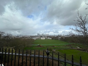 This is the physical imagery captured by the Camera Obscura at the Flamsteed House in March 2024