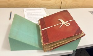 Photo of Frank Shorland Scrapbook