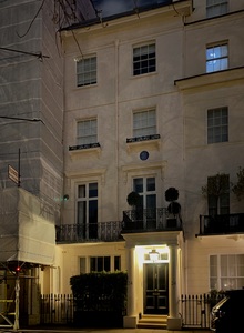 Home of Mary Shelley marked by blue plaque
