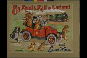 By Road &amp; Rail in Catland with Louis Wain