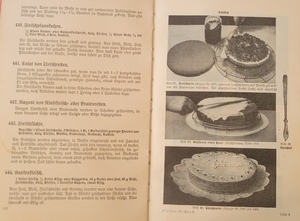 Inside Martha Steins German cookbook. 