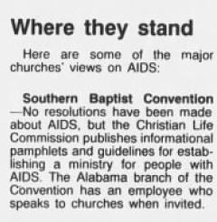 Where They Stand - Denominations in 1992 - Anniston Star 