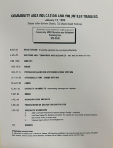 AIDS Training at Lutheran Church