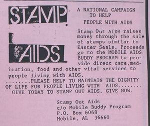 Stamp Out AIDS Clipping From MCC Newsletter