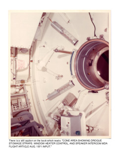 Internal Views of Cone Area and Multiple Docking Adapter.