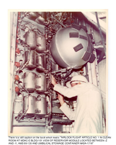 Skylab Airlock, and Skylab Airlock Components being Prepared for Installation.