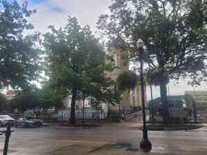View of St. Mary of the Visitation Catholic Church, September 29, 2024, from Jefferson Street North.