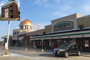 View of Parkway Place Mall from the upper deck.