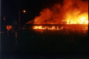 Dallas Mill Burning