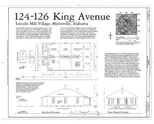 124-126 King Avenue, Lincoln Mill Village, Huntsville, Alabama
