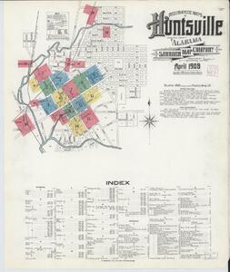 Abingdon Mills, Sanborn Fire Insurance Map from Huntsville, Madison County, Alabama. April 1908<br /><br />
