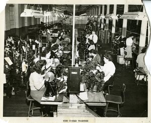 Lowe Mill Making Shoes