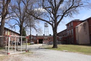 Current View Behind Paymaster's Office Toward Lowe Mill
